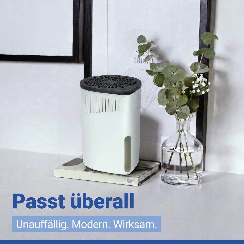 Luftentfeuchter Mod. Drop Weiß 1000 g  für Räume bis ca. 80 m³