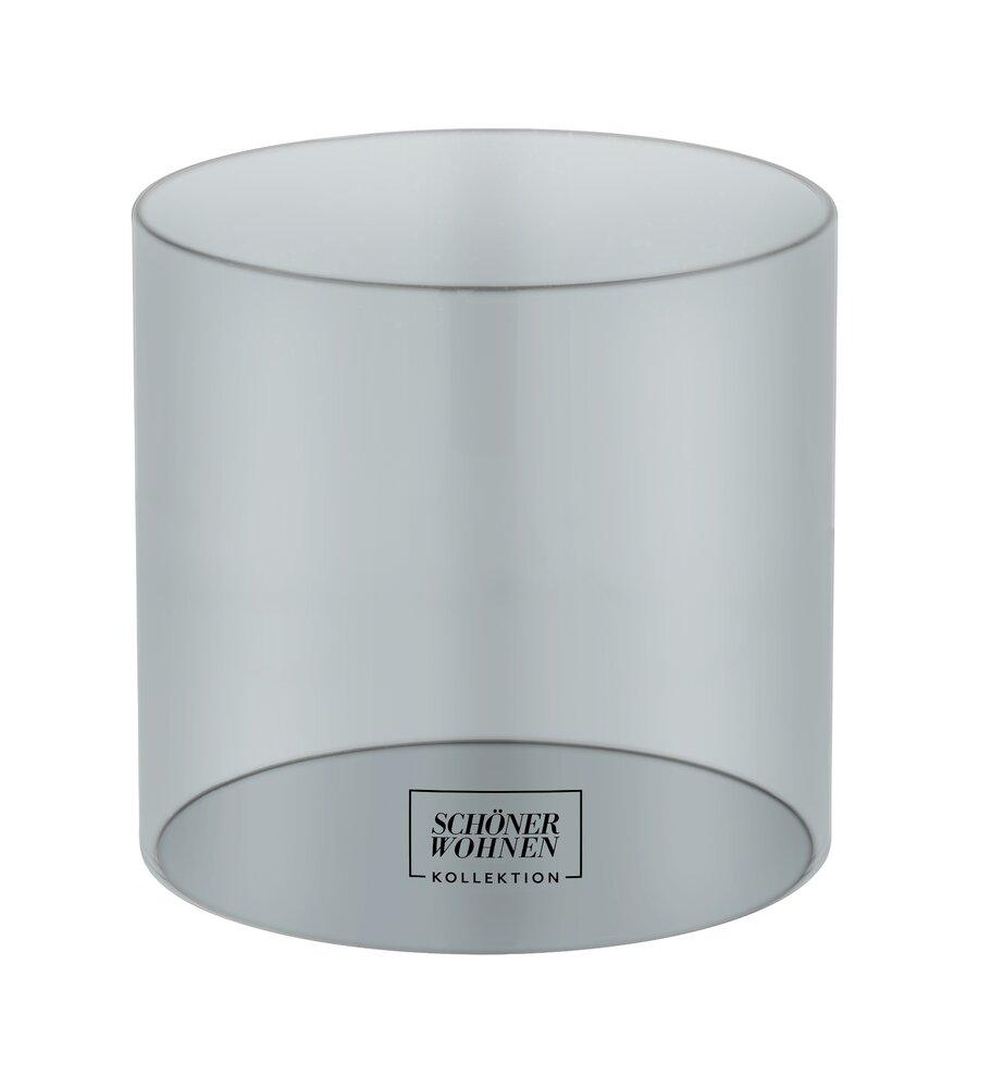Windlicht Mod. Canvel S, Beige  Teelichtglas für Indoor & Outdoor