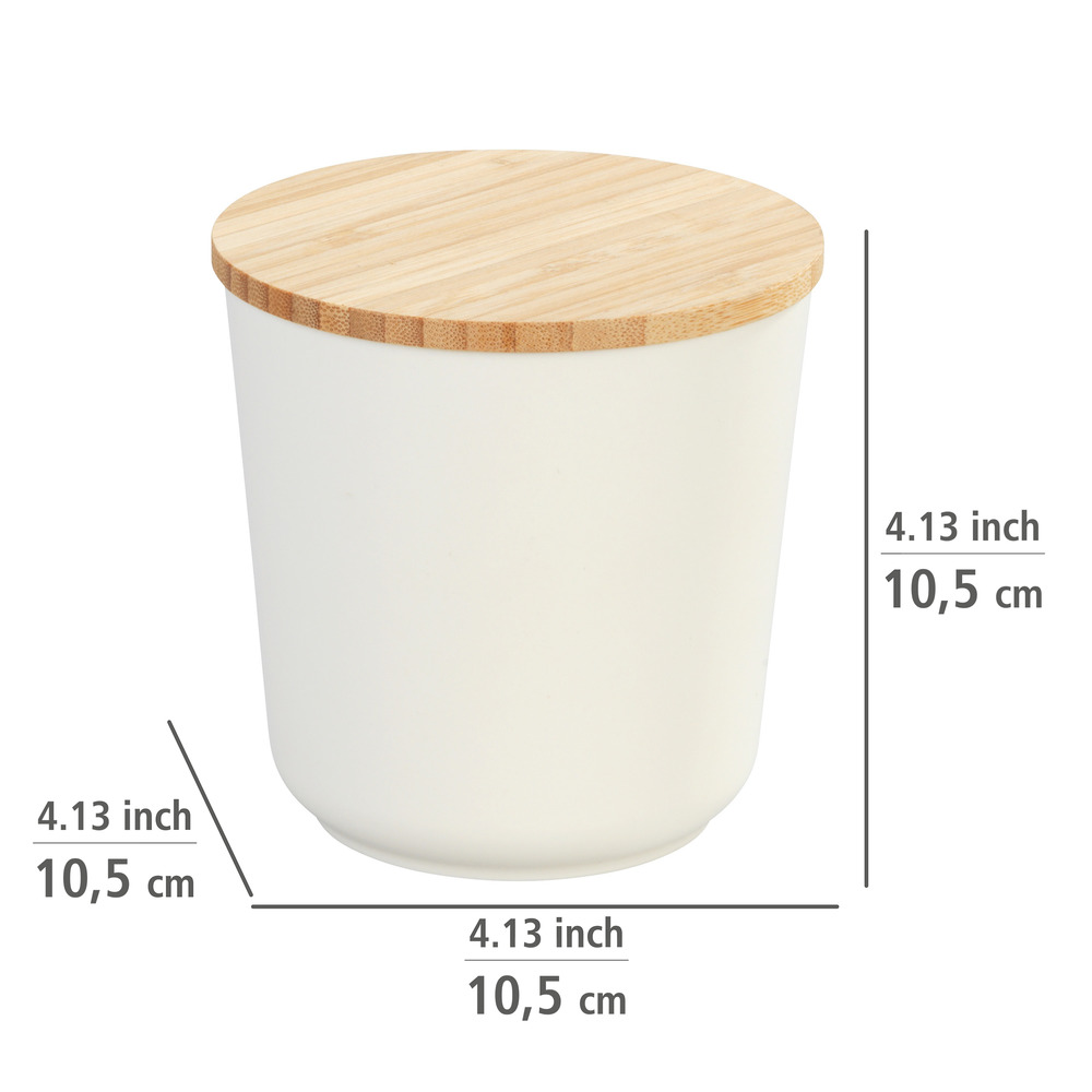 Aufbewahrungsdose PLA Mod. Plaia 0,5 L  Vorratsdose mit Bambusdeckel