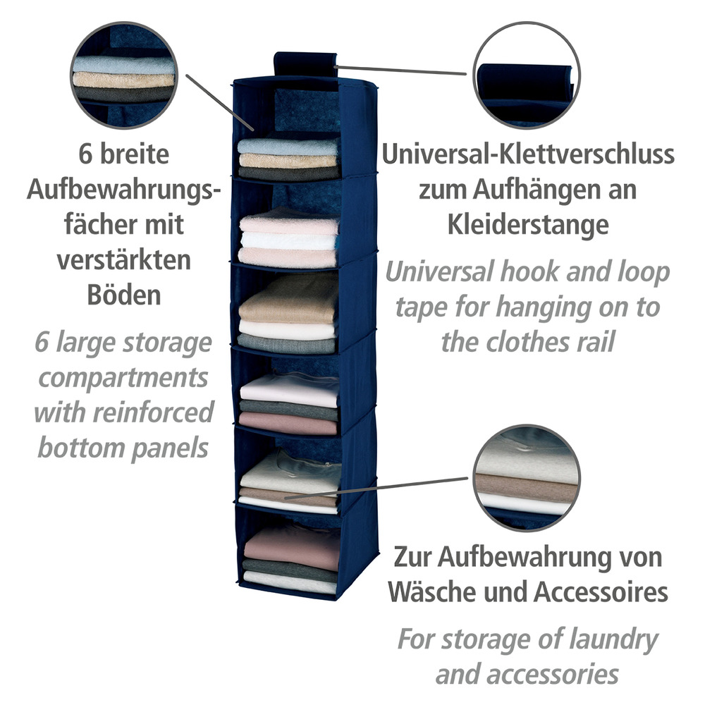 Wäschesortierer Air  6 breite Fächer