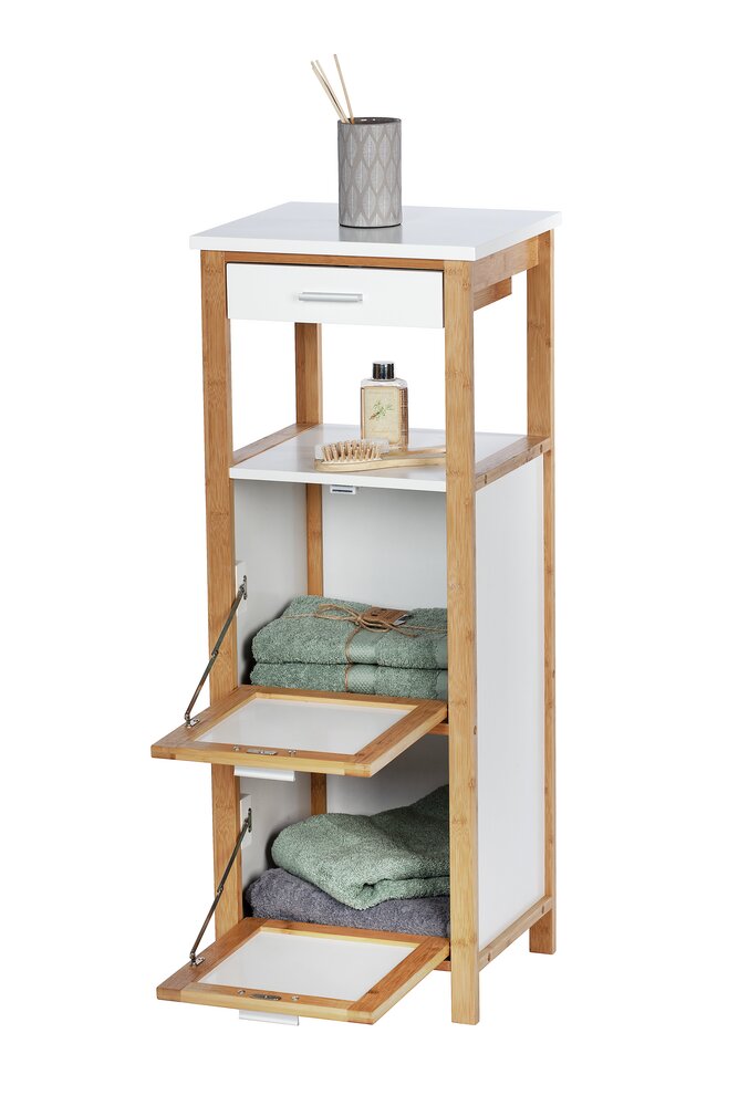 Finja bamboe plank met 2 planken, 2 vakken en lade