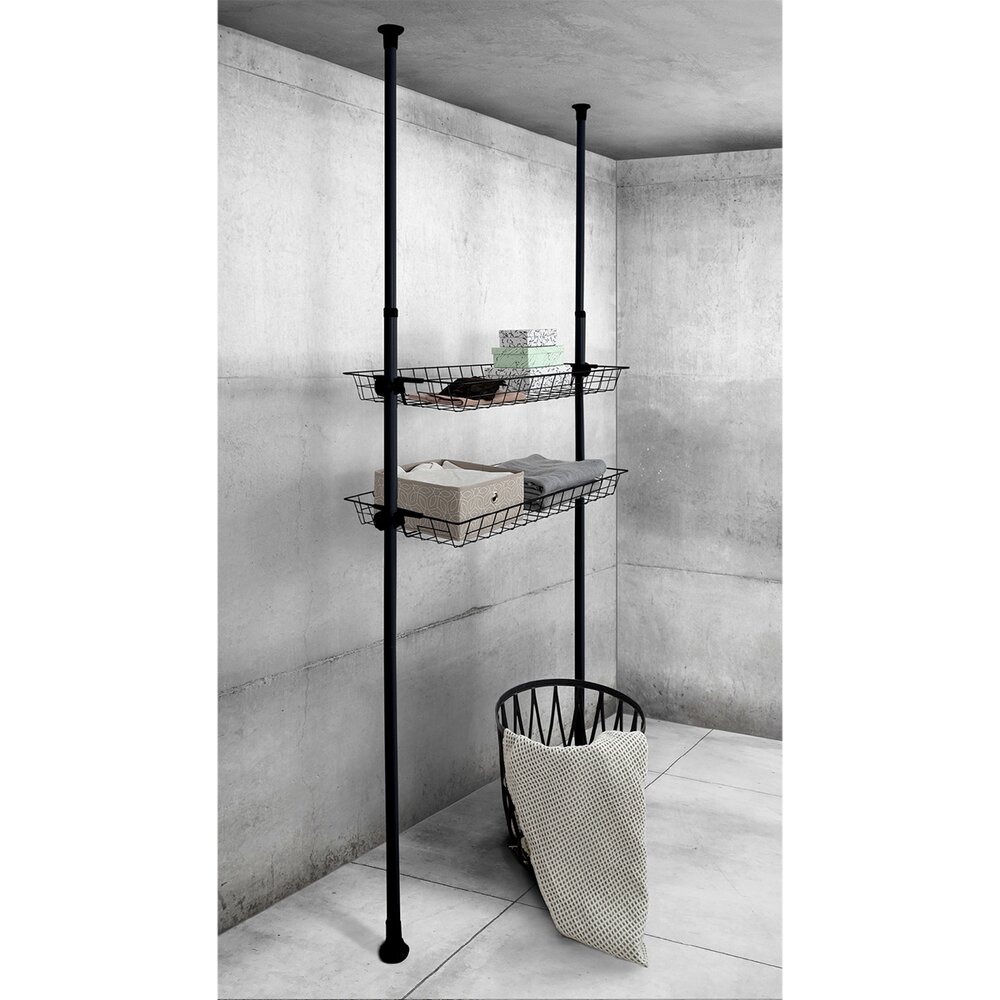 Hauptstange Mod. Herkules Schwarz  verstellbar bis 300 cm