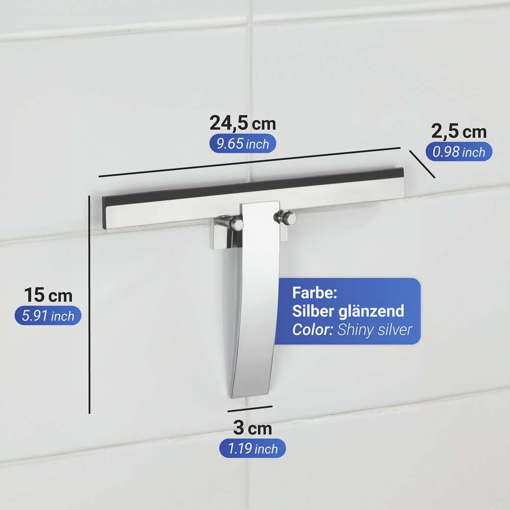 Badezimmerwischer Mod. Gela  rostfrei