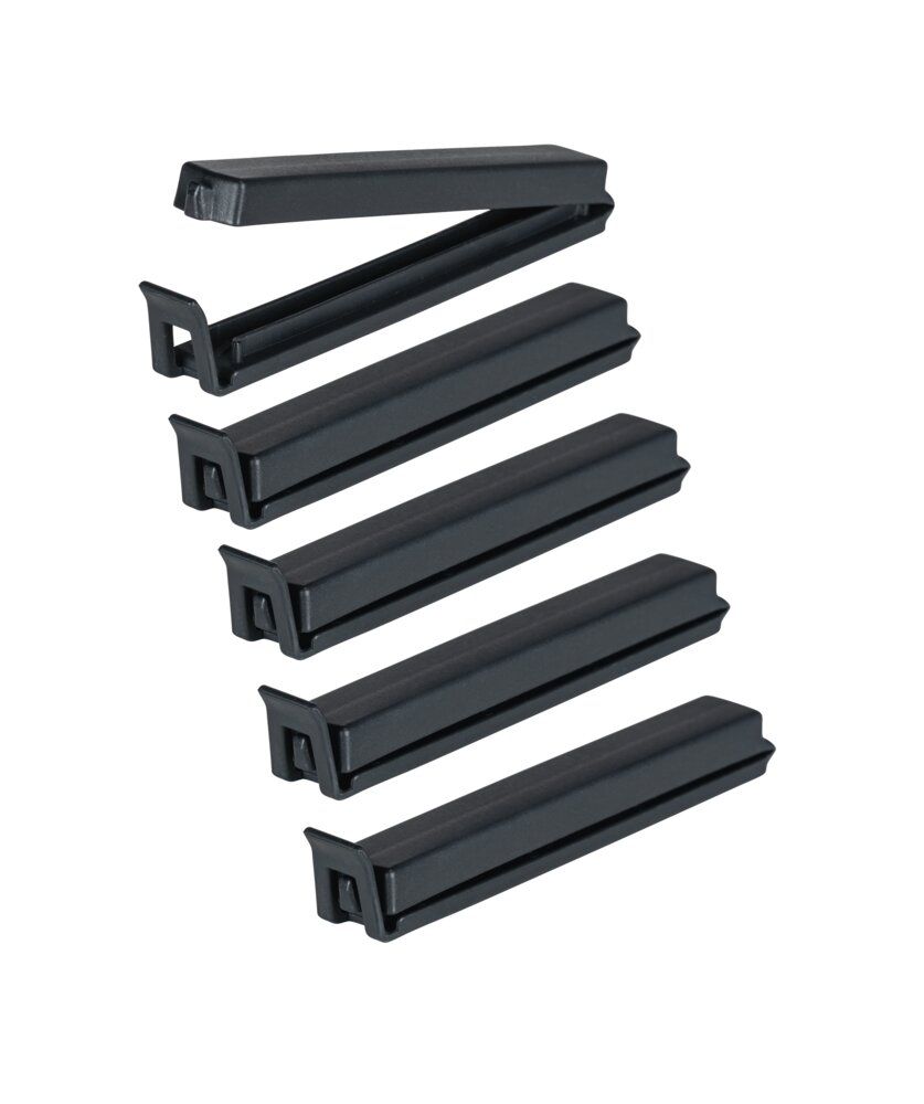 Verschlussclips Mod. Tilly, 5er Set  aus stabilem Kunststoff