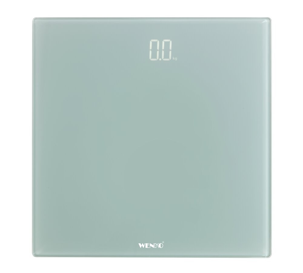 Personenwaage LED Grau  digitale Körperwaage mit LED-Display