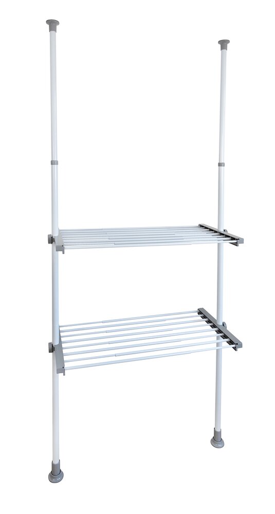 Teleskop-System Mod. Herkules Twin  aus pulverbeschichtetem Metall