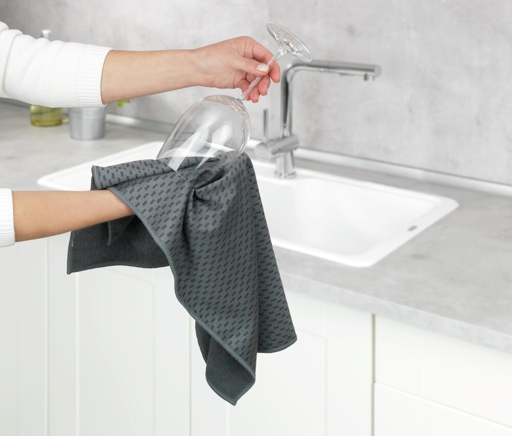 Torchons en microfibres Miko, lot de 2 pièces  En microfibre