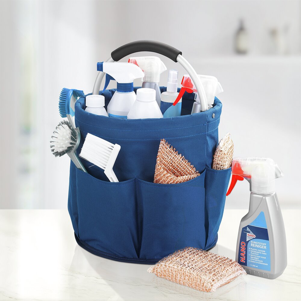 Universele schoonmaakcaddy 16 l, blauw
