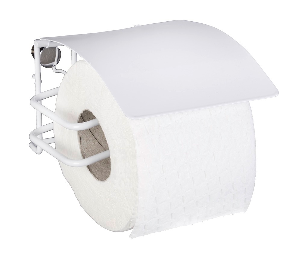 Toilettenpapierhalter mit Deckel Classic Plus  mit hochwertigem Rostschutz