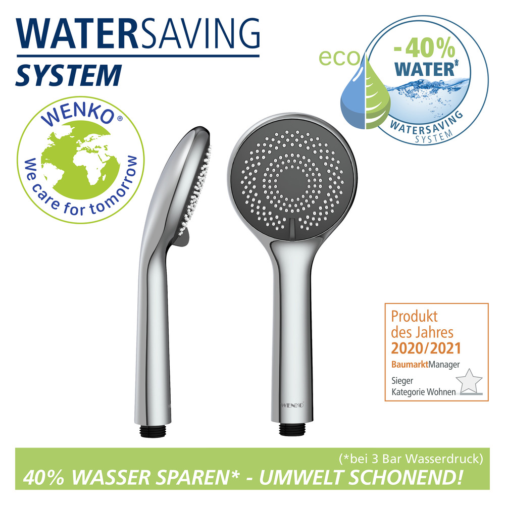 Duschkopf Watersaving  Ø 9,5 cm