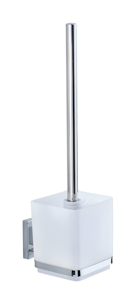 Vacuum-Loc® WC-Set Mod. Quadro, WC-Garnitur und Toilettenpapierhalter, 2-teilig  WC-Garnitur und Toilettenpapierhalter, rostfrei