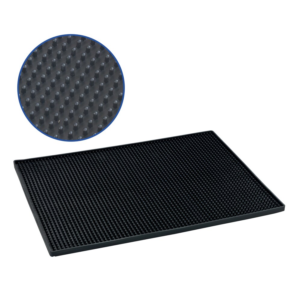 Tapis égouttoir Maxi  40 x 30 cm, noir