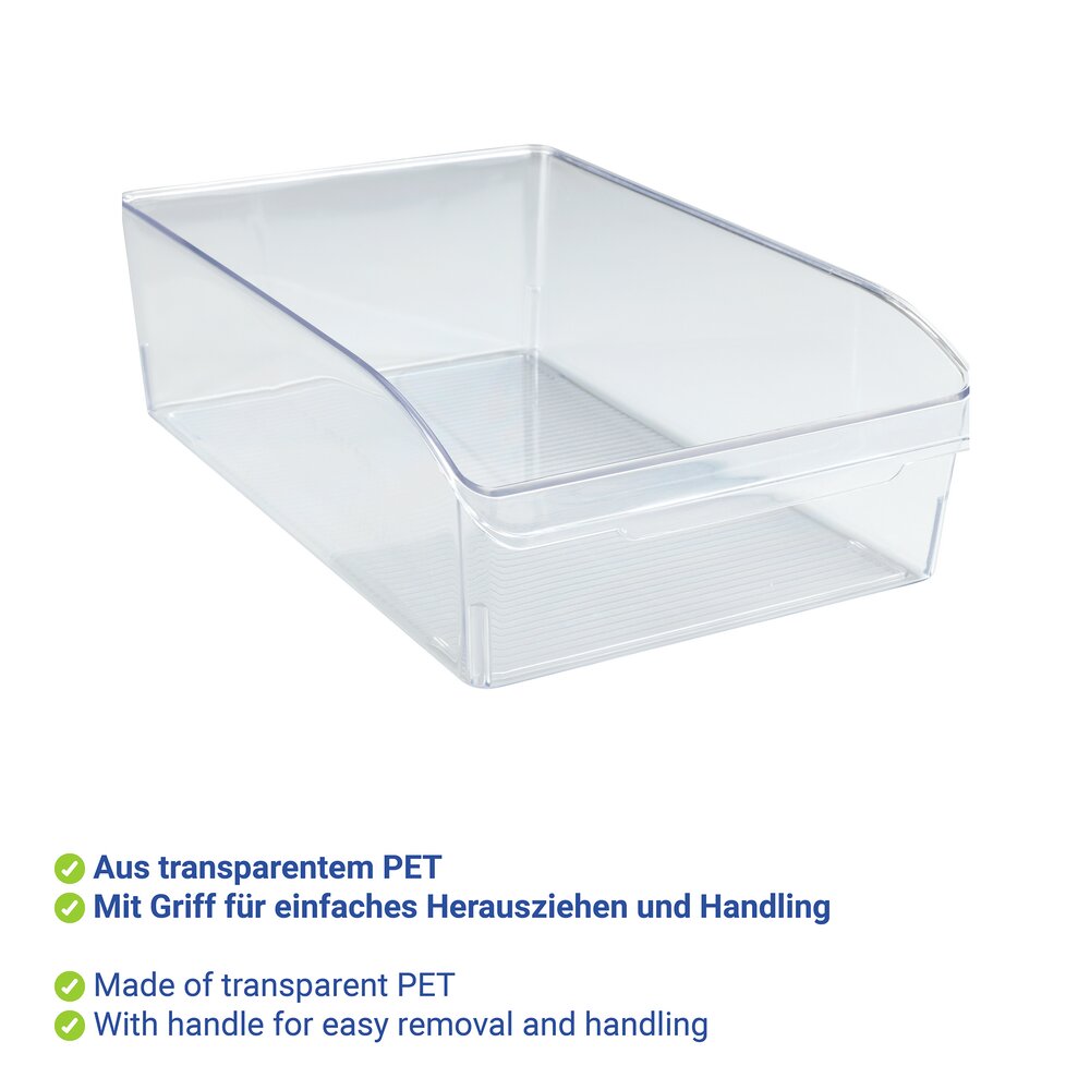 Kühlschrank-Organizer L  Aufbewahrungsbox für Kühl- und Vorratsschrank