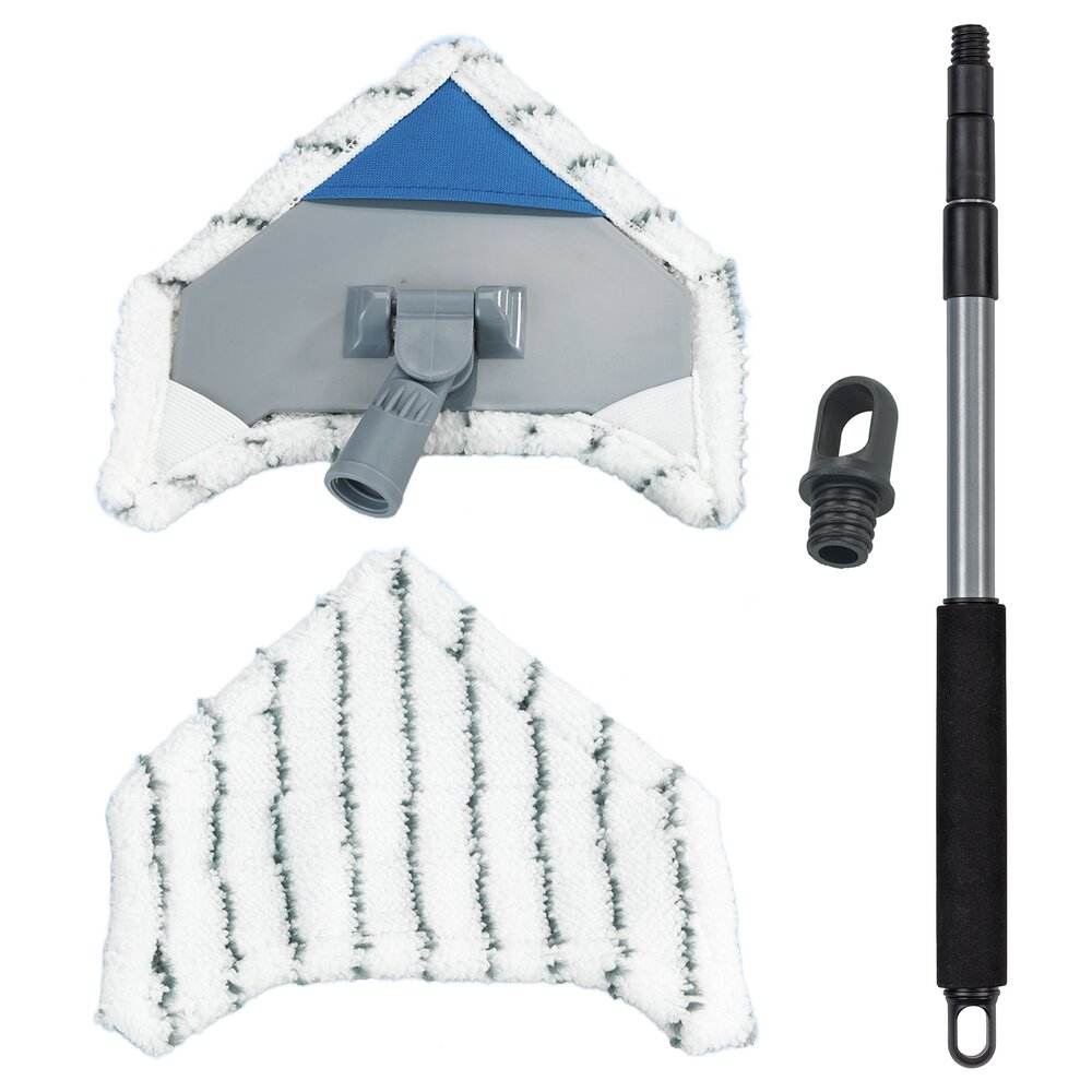 Multiflex-Wischer inkl. Teleskopstiel  für Fliesen, Fenster und Böden geeignet