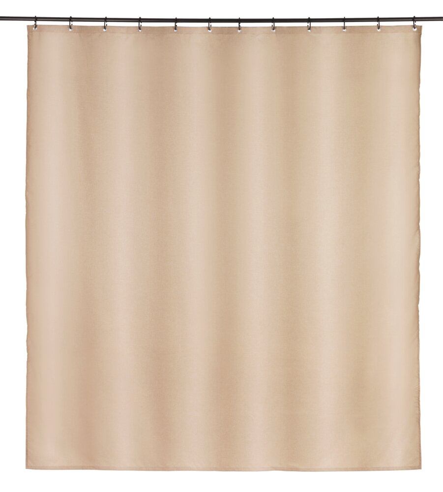 Duschvorhang Mod. MAYOUR Beige  inkl. Duschvorhangringe