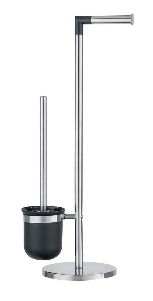 Parus vrijstaand closet in gepolijst roestvrij staal