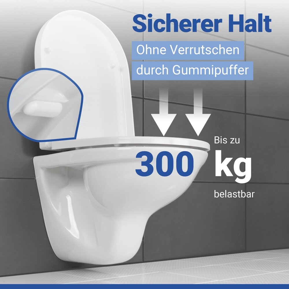 Toiletbril Mod. Palma Wit