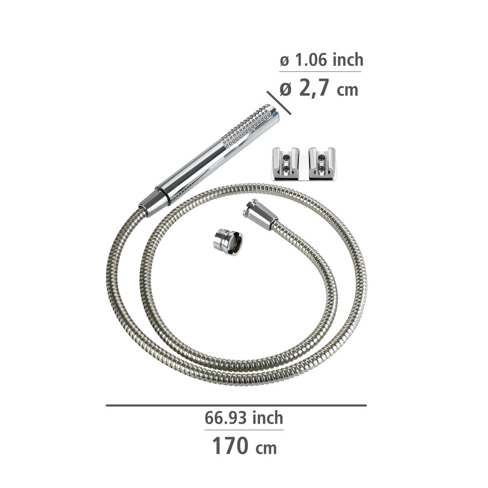 Waschbeckenbrause mit Duo Haken  mit Easy-Clip Schiebefunktion