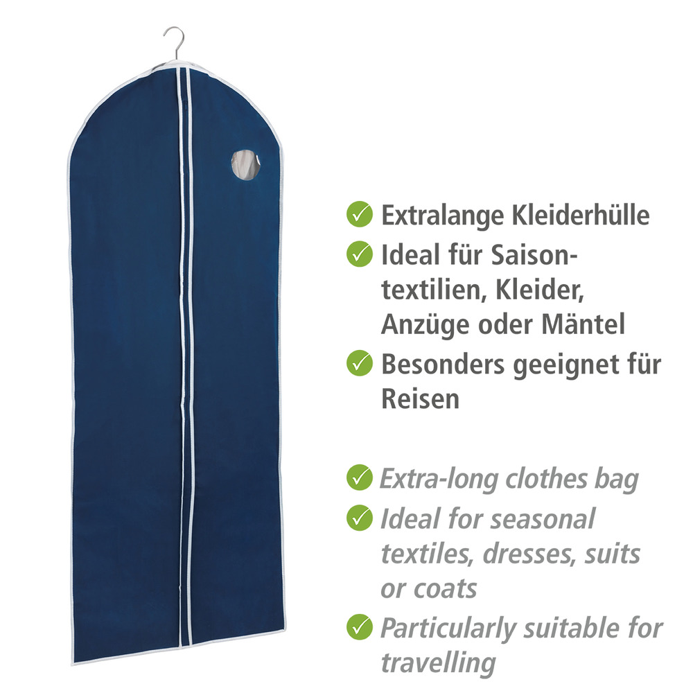 Kleidersack Air 150 x 60 cm, 4er Set  atmungsaktives Vlies-Material