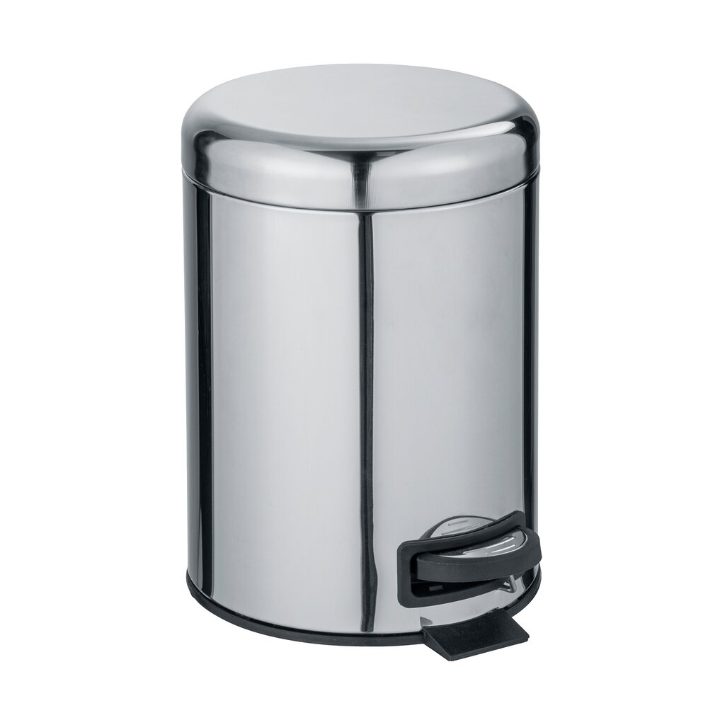 Kosmetik-Treteimer Mod. Leman Edelstahl Glänzend  mit herausnehmbarem Einsatz