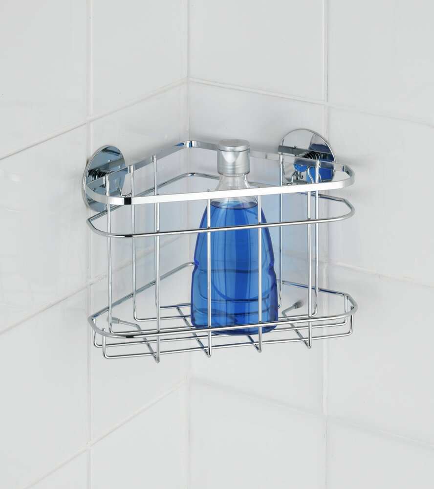 Turbo-Loc® étagère d'angle  acier inox, fixer sans percer