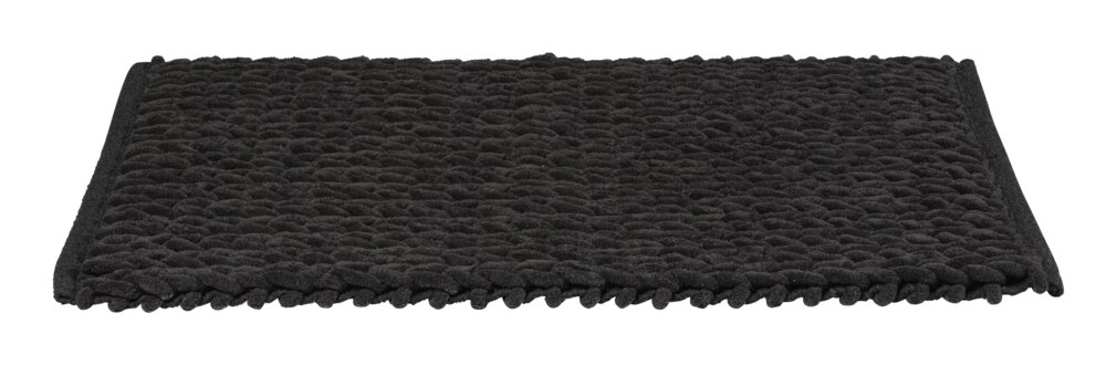 Badteppich Mod. Arson, anthrazit, Polyester/Baumwolle, 50x80 cm  rutschfest und schnelltrocknend