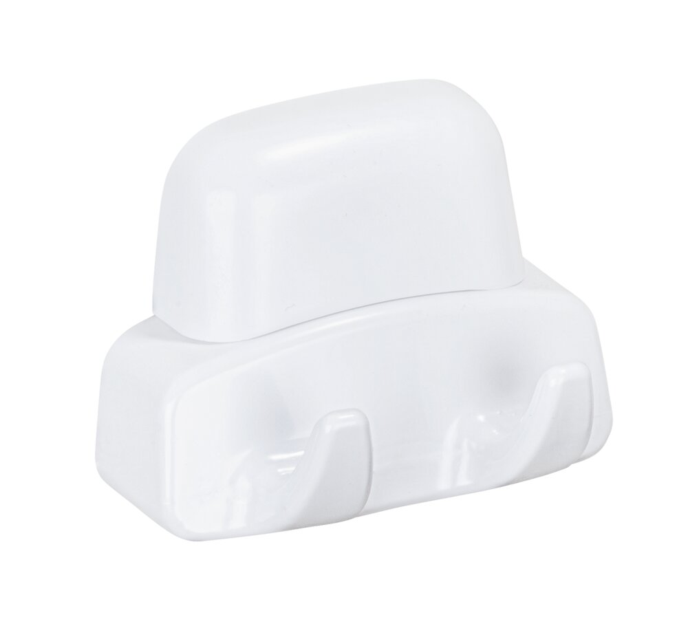 Patère Duo Pure  Crochet double en plastique