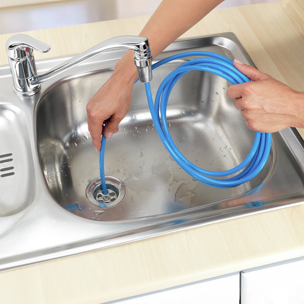 Reiniger Mod. Twister, blau, Kunststoff/Metall, 3 x 250 x 3 cm  mit Easy-Clip Schnellverschluss