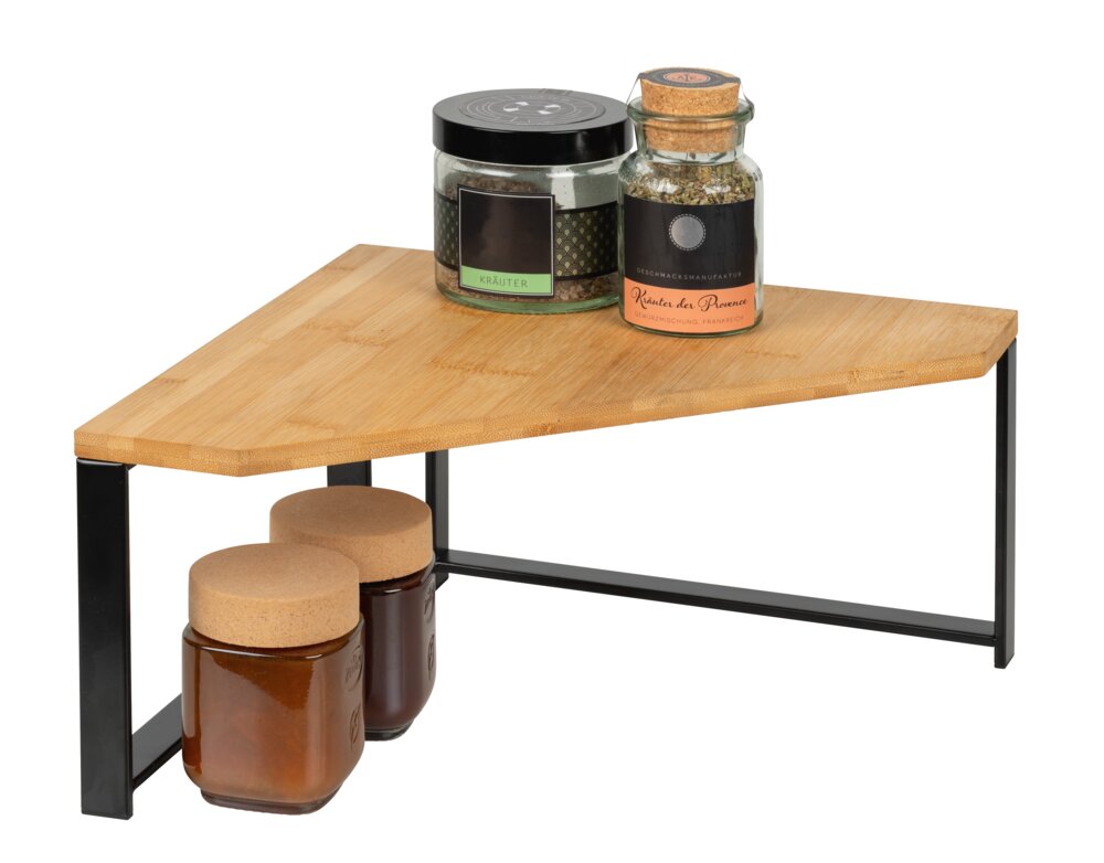 Etagère d'angle de cuisine Mod. Lou  1 tablette