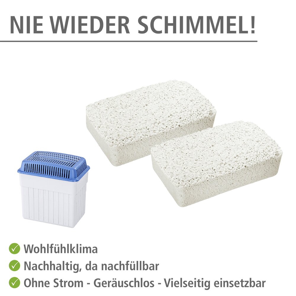 Feuchtigkeitskiller 2 x 2 kg Nachfüllpack  Raumentfeuchter