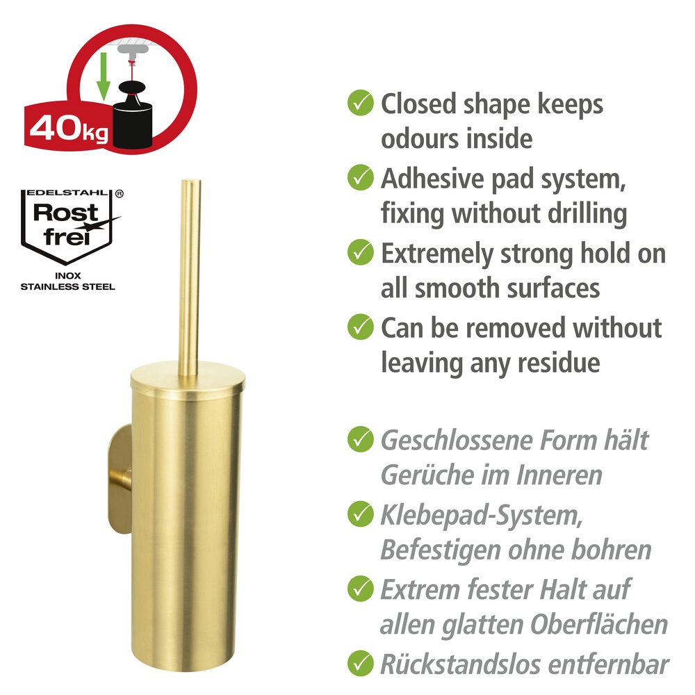 Turbo-Loc® WC-set Orea Gold Mat gesloten