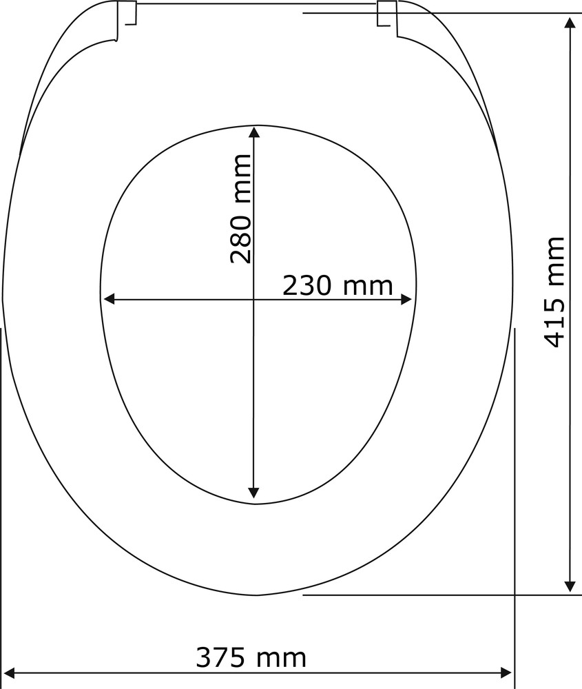 Premium WC-Sitz Mod. Samos Grau  mit Absenkautomatik