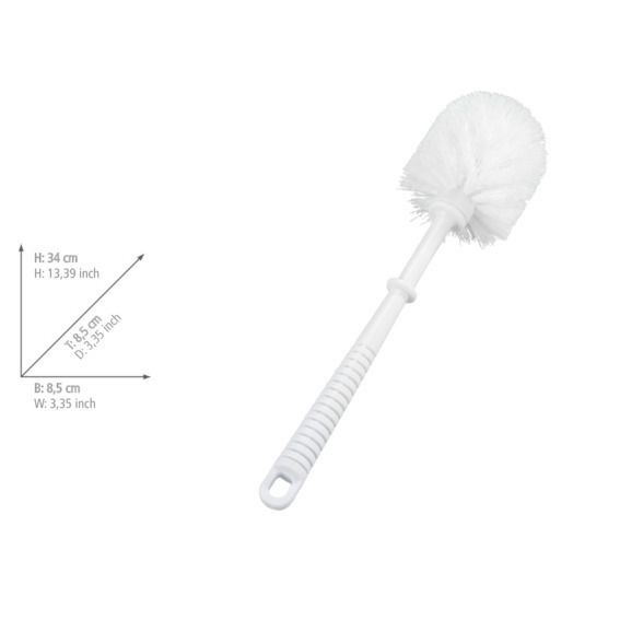 Brosse de rechange blanc  pour les ensembles WC