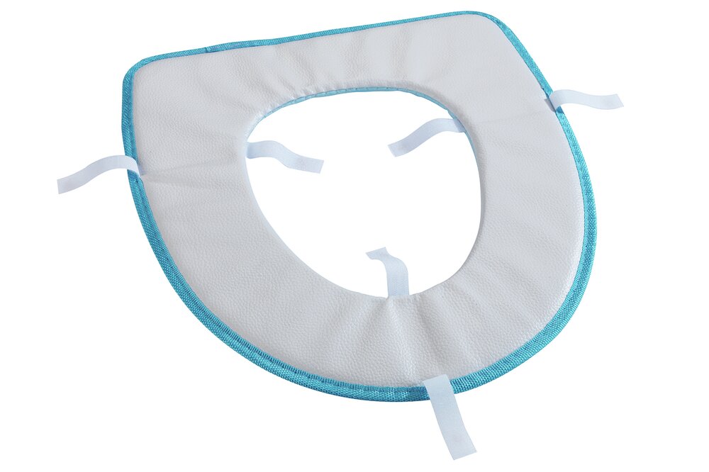 WC-Sitzpolster Memory Foam blau  WC-Sitz Auflage