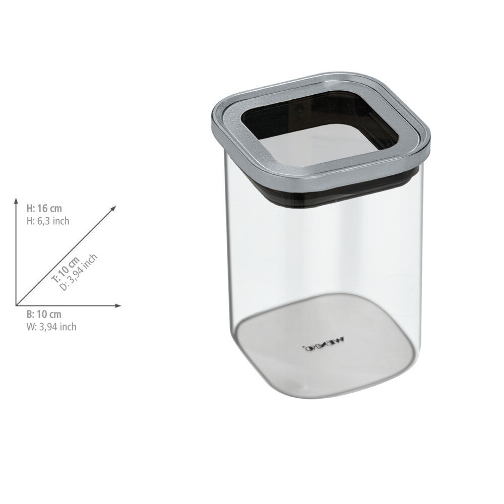 Aufbewahrungsdose Mod. Clara 1 L  Deckel mit Silikondichtung