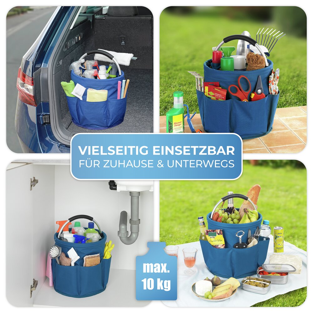 Universele schoonmaakcaddy 16 l, blauw
