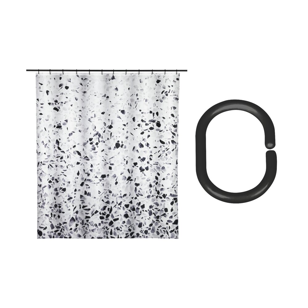 Duschvorhang Mod. TOSI  inkl. Duschvorhangringe