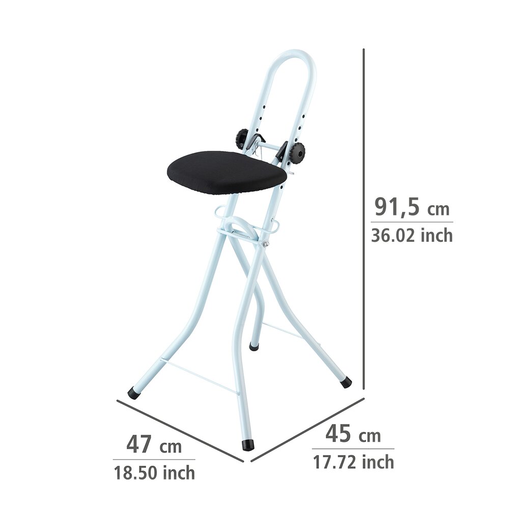 Bügel- und Stehhilfe  höhenverstellbar
