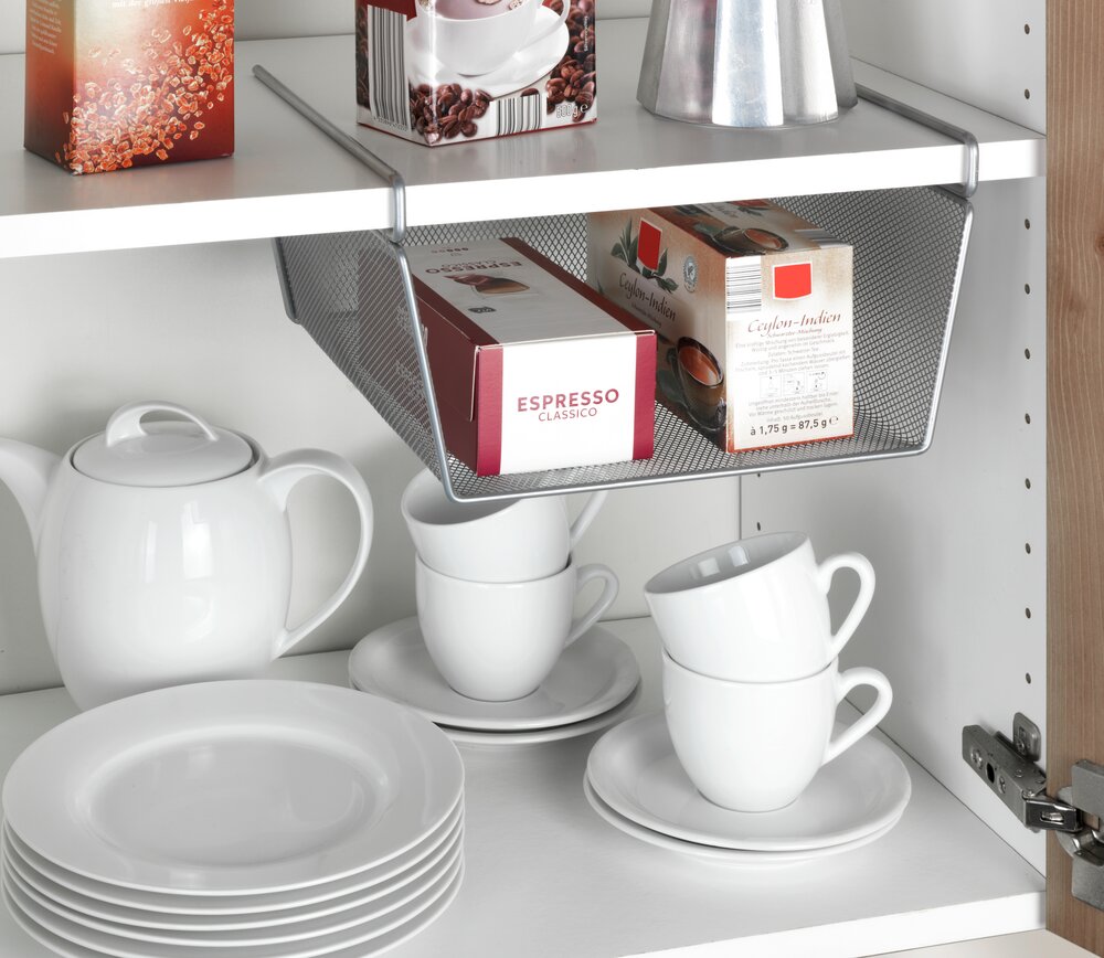 Panier s'accrochant à une étagère  28 x 15 x 27,5 cm