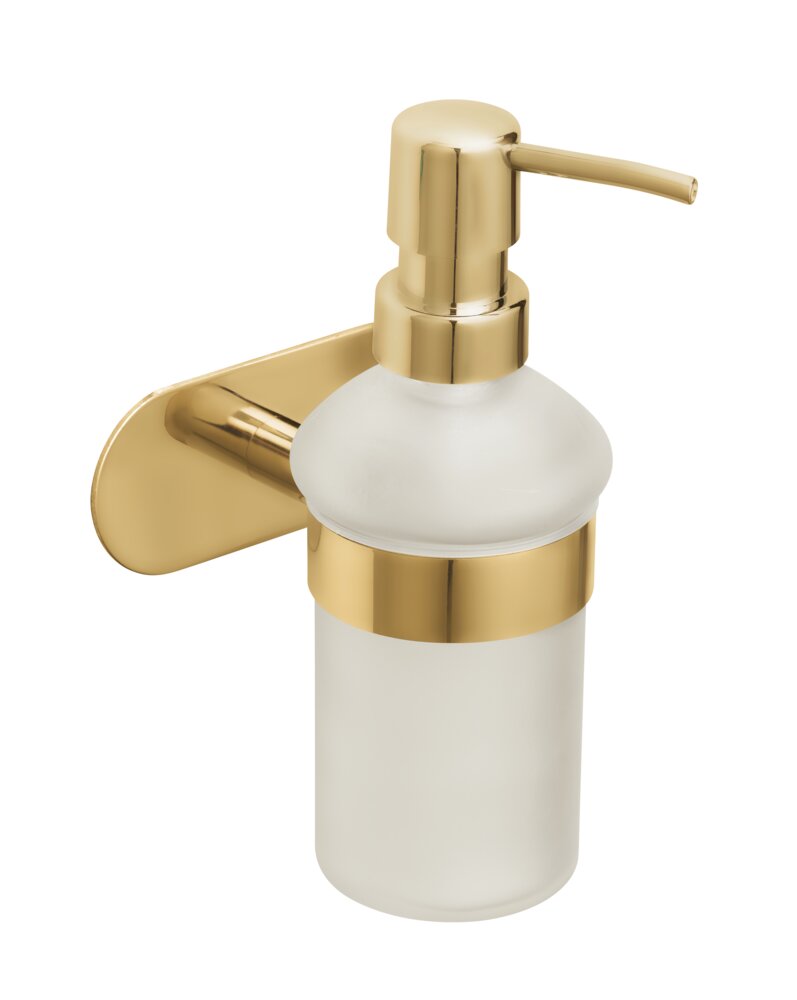 Turbo-Loc® Seifenspender Mod. Orea Gold Matt  Befestigen ohne Bohren