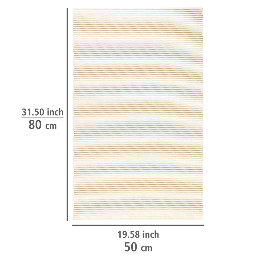 Badematte Beige, 50 x 80 cm  Weichschaummatte