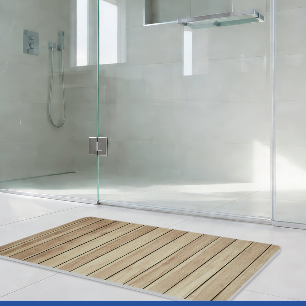 Diatomiet badmat Mod. Lepiana, 80 x 50 cm