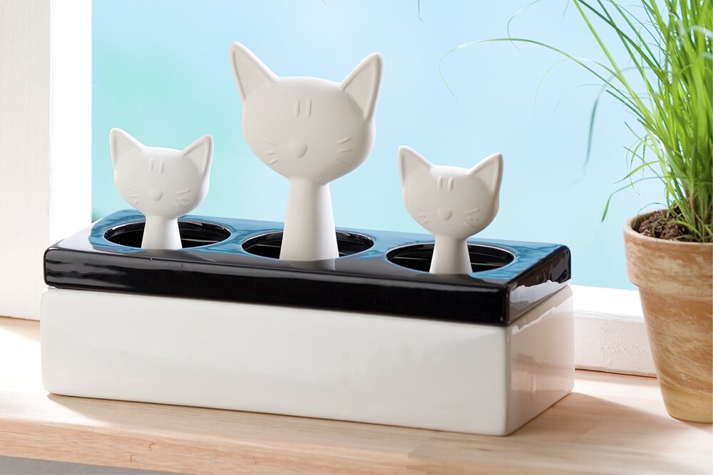Famille d'humidificateurs pour chats  22 x 15,5 x 8,5 cm