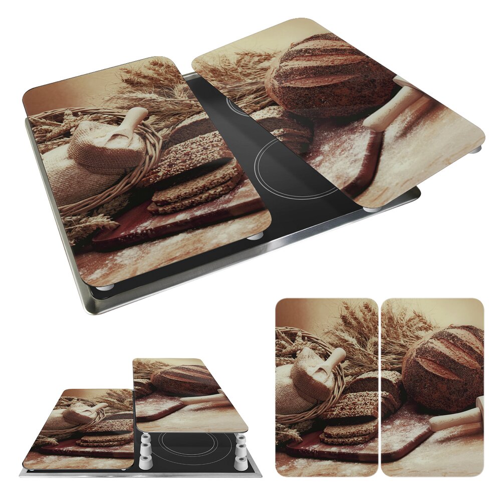 Fornuis Afdekplaten Universal Mod. Brood, set van 2