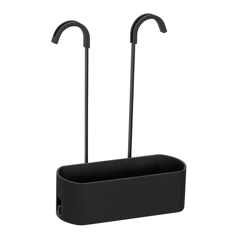 Hangend doucherek Mod. Garos zwart
