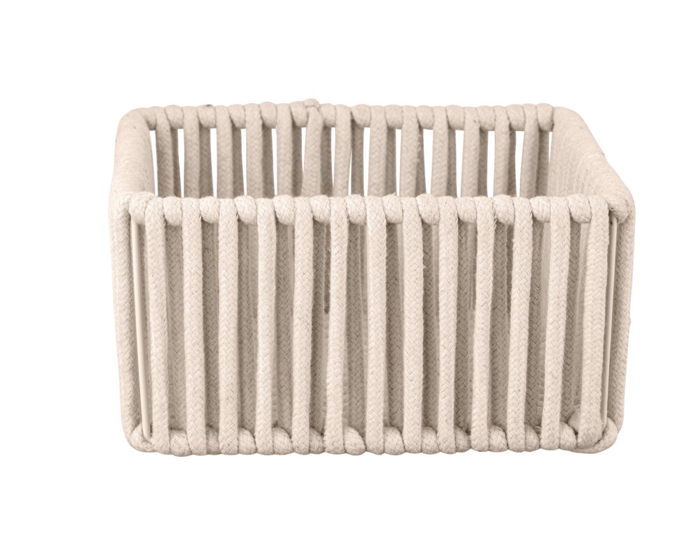 Badkorb Mod. ZOVO M Natur  mit Baumwoll-Polyester-Kordel