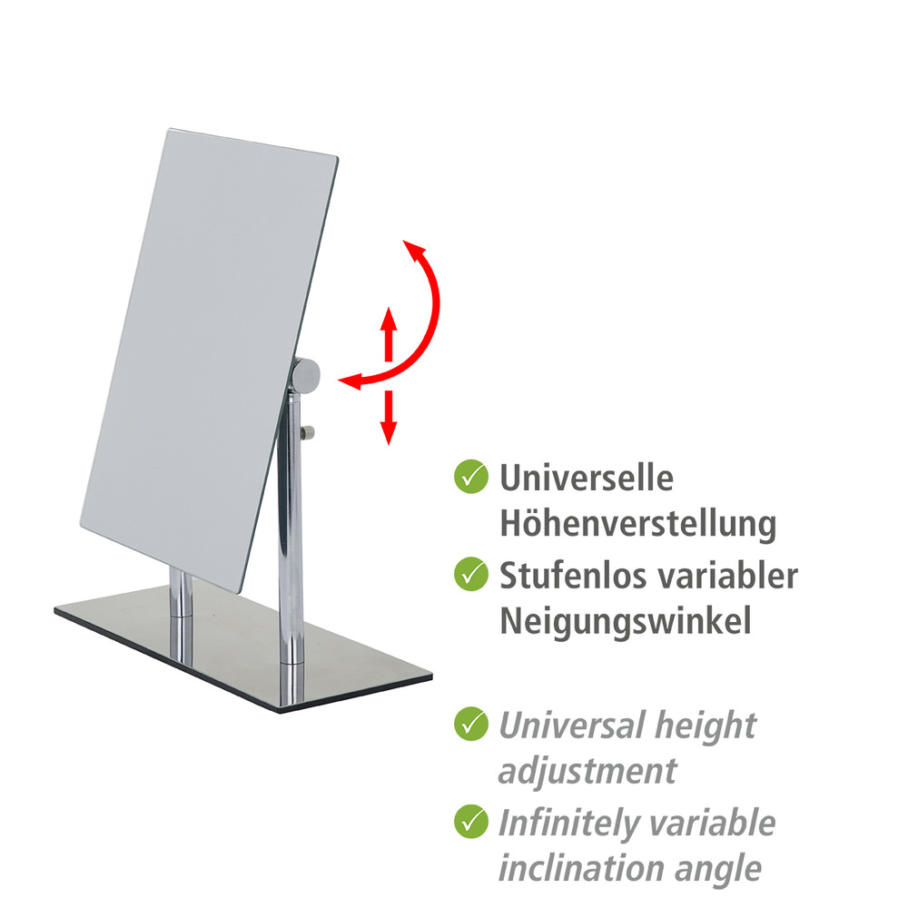 Kosmetik-Standspiegel Pinerolo  klappbar