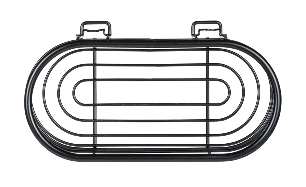 Roestvrij stalen wandplank Trestina zwart