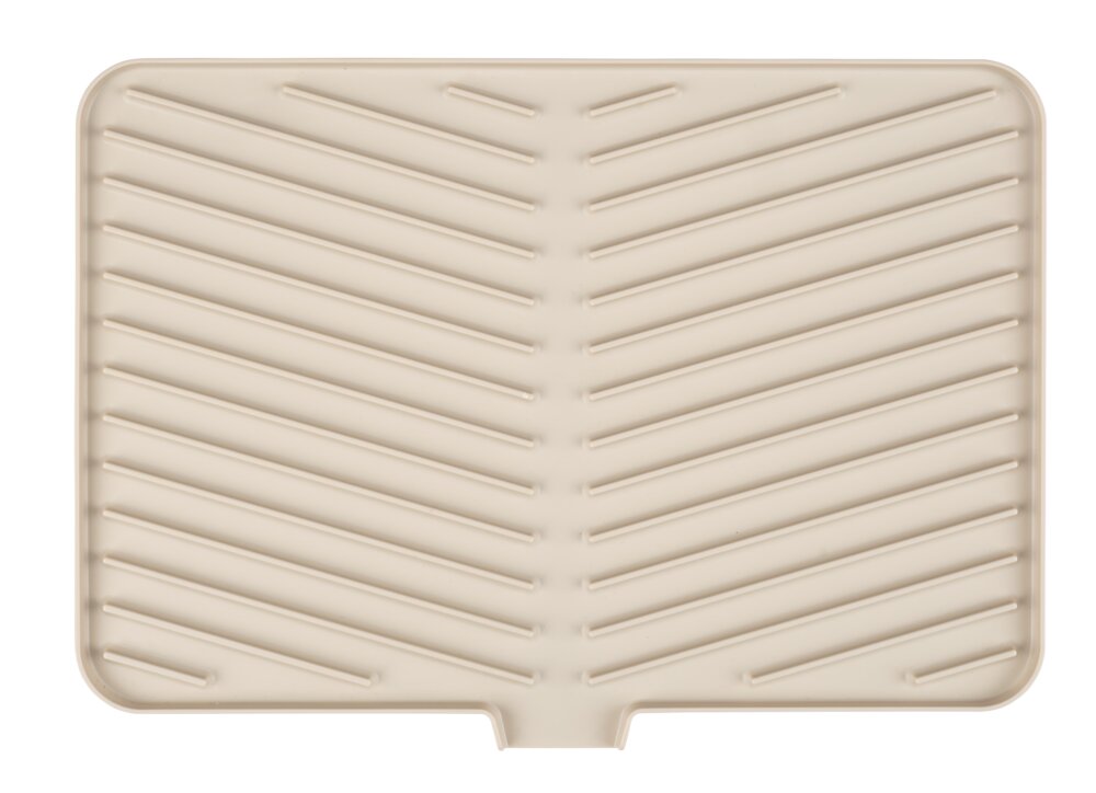 Egouttoir Mod. Ariana, beige, plastique, métal, 43x8x31 cm  antidérapant et peu encombrant