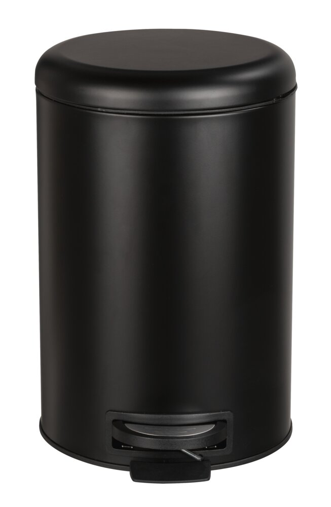 Treteimer Mod. Leman Easy-Close Schwarz 20 L  mit herausnehmbarem Einsatz